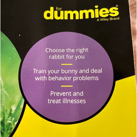 Rabbits for Dummies by Audrey Pavia and Connie Isbell - PREOWNED Book - Picture 4 of 16